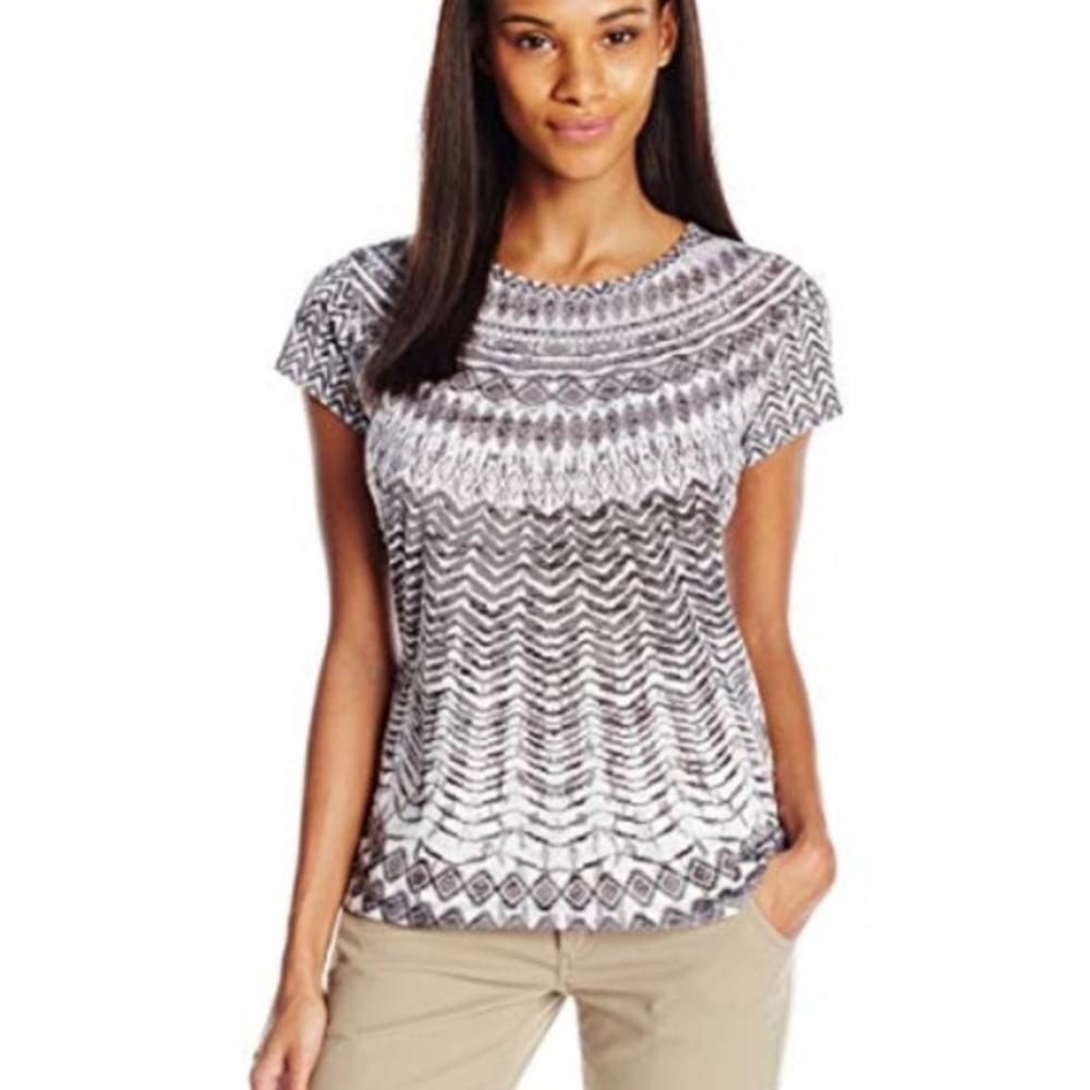 Prana Sol Women’s Short Sleeve Casual Top Size Small * Made in USA